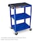 Luxor Steel, 300 lbs / 100lbs per shelf Load Capacity, 24-42 in L, 24 in W, 24 - 42 in H UCMT1-RD - alternate 2